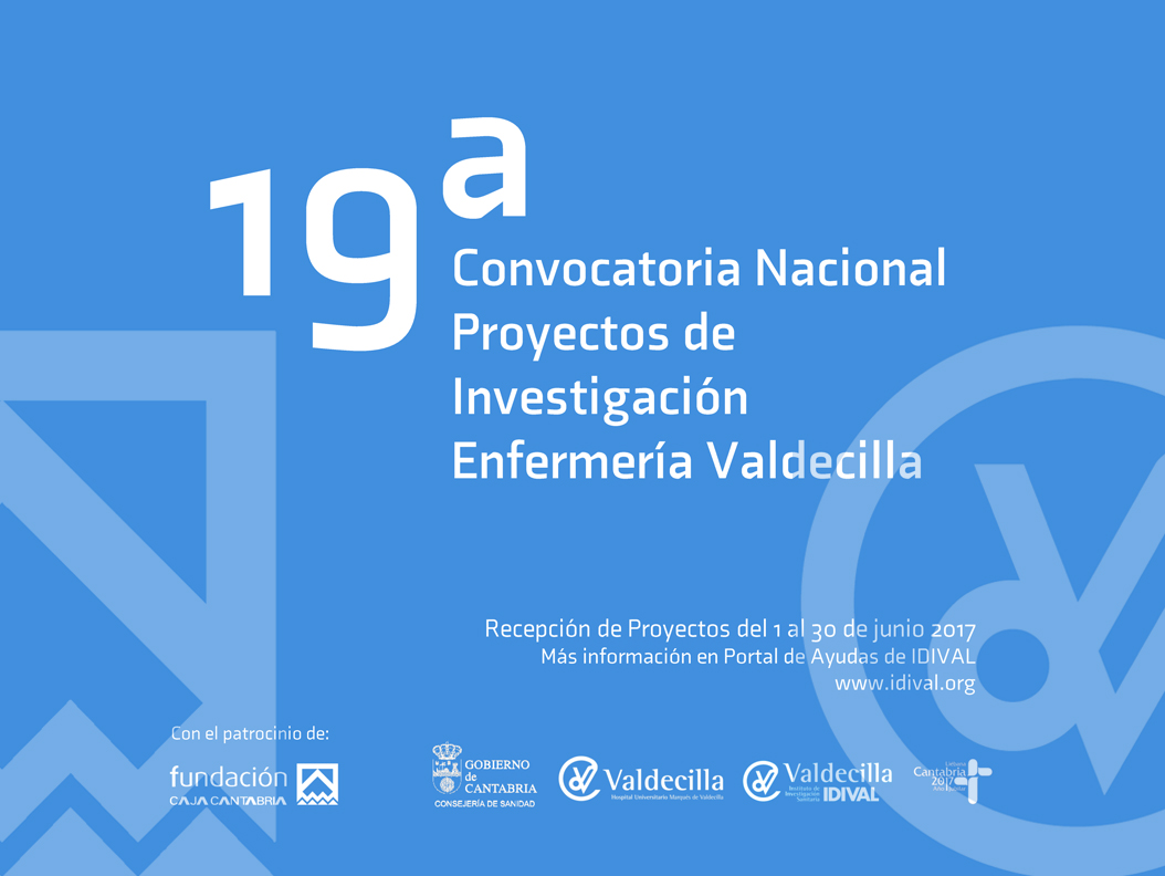 19ª Edición Nacional Proyectos de Investigación «Enfermería-Valdecilla»