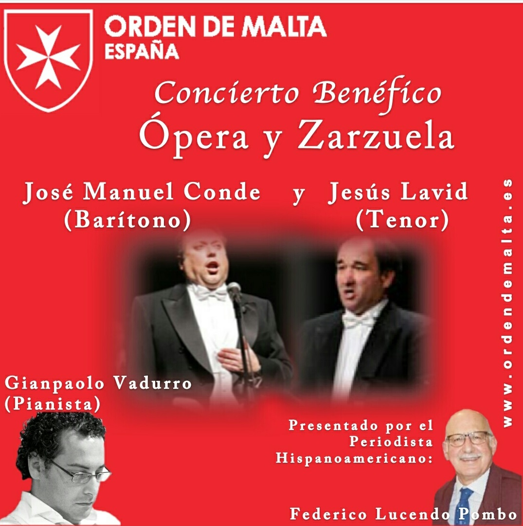 Concierto Benéfico de Ópera y Zarzuela. Orden de Malta España