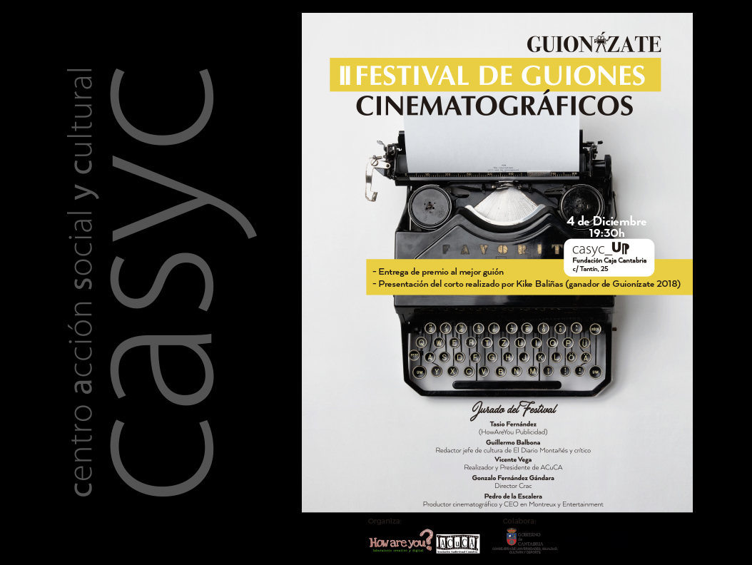 «Guionízate». II Festival de Guiones Cinematográficos