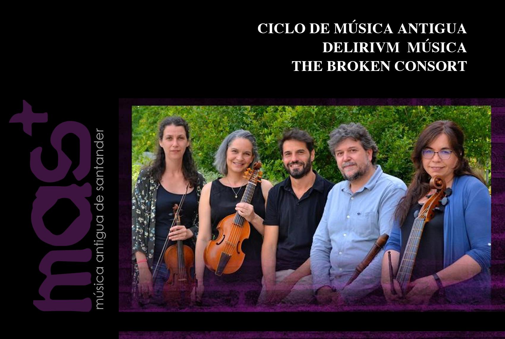Concierto, “The Broken Consort”. Delirivm Música, Música Antigua de Santander