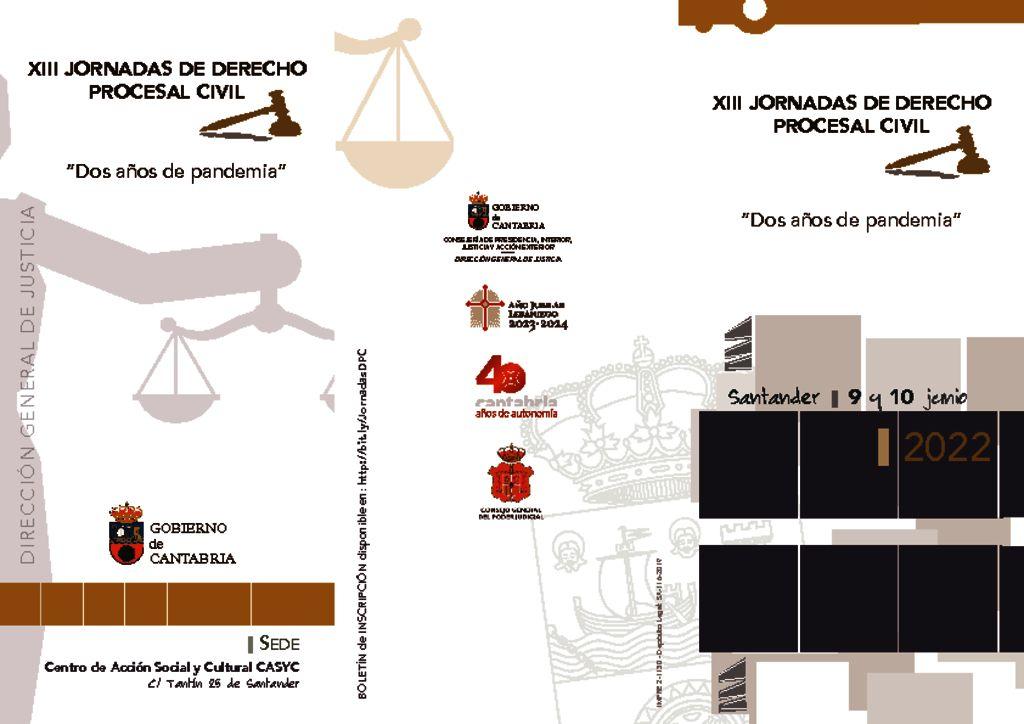 thumbnail of XIII JORNADAS DPC Triptico